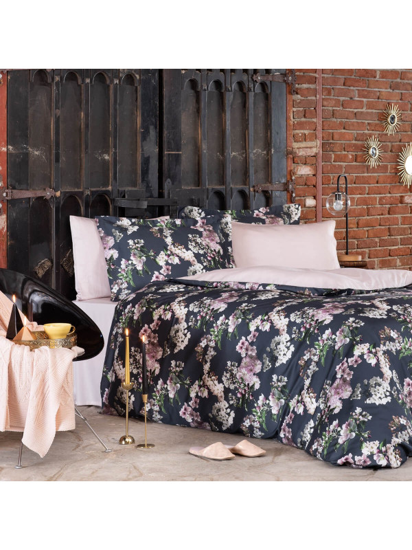 Постельное белье Tivolyo Home Lavinia делюкс сатин евро Постельное белье Tivolyo Home Lavinia делюкс сатин евро