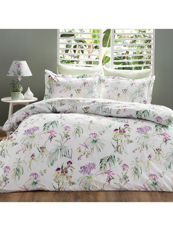 Постельное белье Tivolyo Home Nora делюкс сатин евро