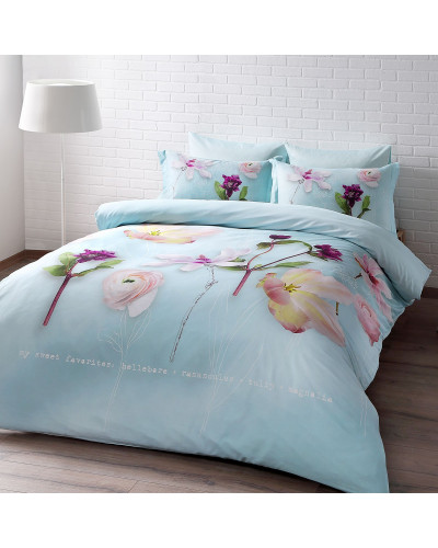 Постельное белье Tivolyo Home Floris делюкс сатин евро