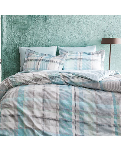 Постельное белье Tivolyo Home Scotch делюкс сатин евро