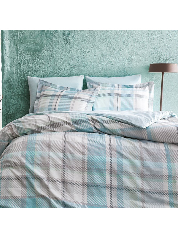 Постельное белье Tivolyo Home Scotch делюкс сатин евро