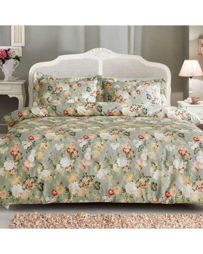 Постільна білизна Tivolyo Home Angelica делюкс сатин євро