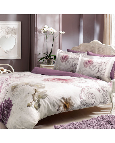 Постельное белье Tivolyo Home Lene делюкс сатин евро