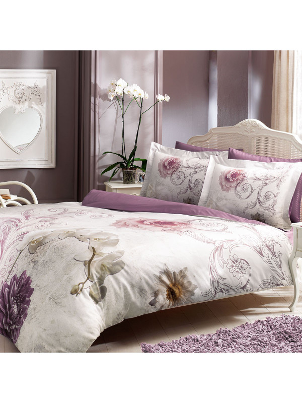 Постельное белье Tivolyo Home Lene делюкс сатин евро