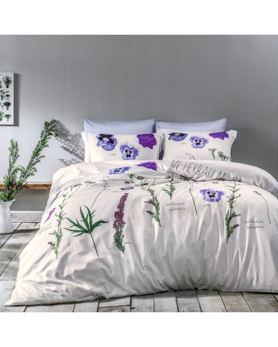 Постільна білизна Tivolyo Home Frezia делюкс сатин сімейна