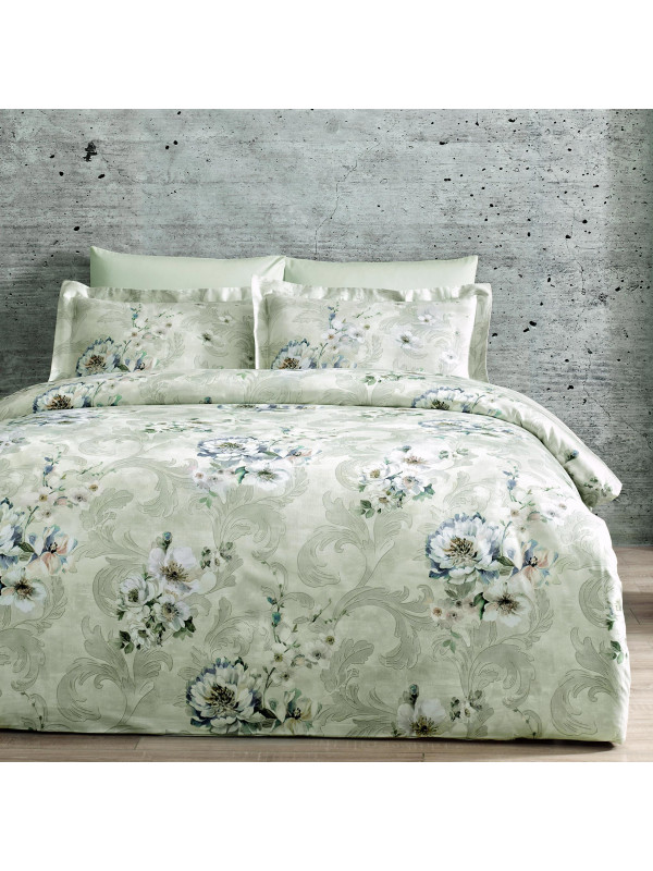 Постельное белье Tivolyo Home Narcissa делюкс сатин евро