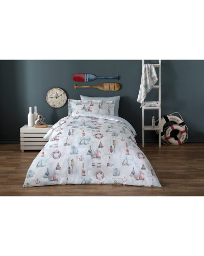 Подростковое постельное белье Tivolyo Home Marin делюкс сатин полуторное