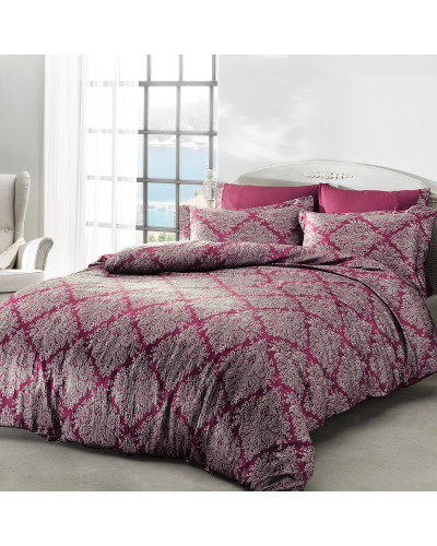 Постельное белье Tivolyo Home Scilia делюкс сатин жатый шёлк семейное