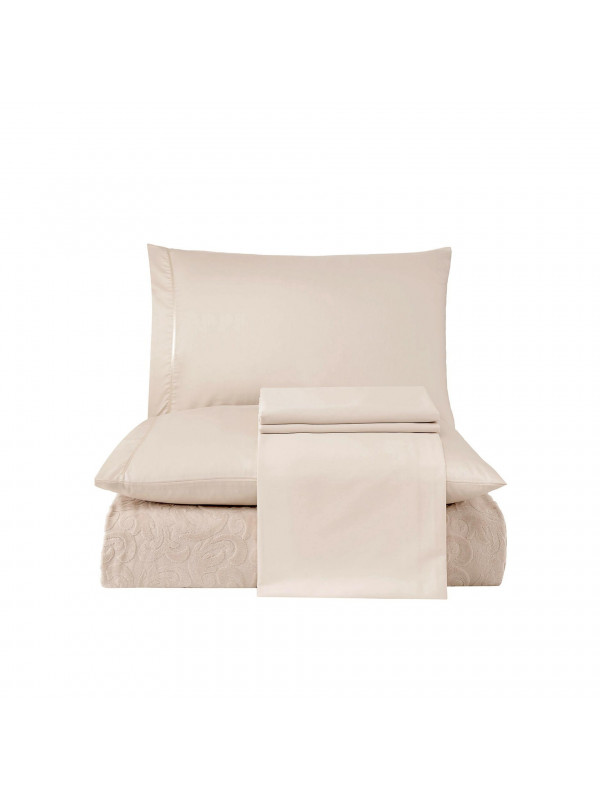 Постельное белье Tivolyo Home Baroc bej пике евро