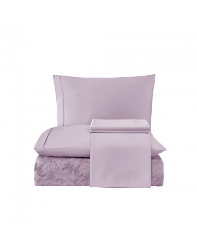 Постельное белье Tivolyo Home Baroc lila пике евро