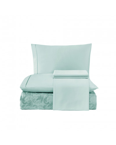 Постільна білизна Tivolyo Home Baroc su yesil піке євро