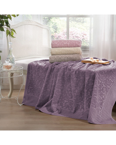 Махровая простынь Tivolyo Home Elips murdum 220x240