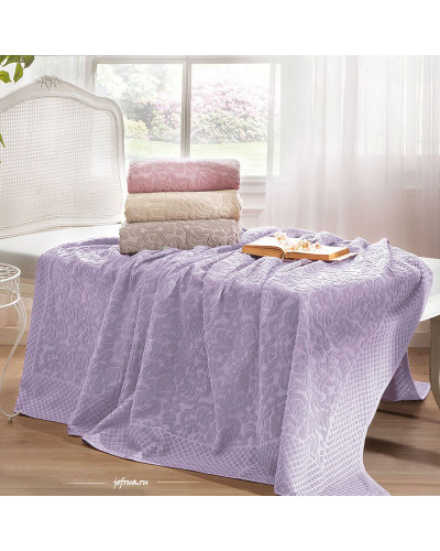 Махровая простынь Tivolyo Home Elips lila 160x220