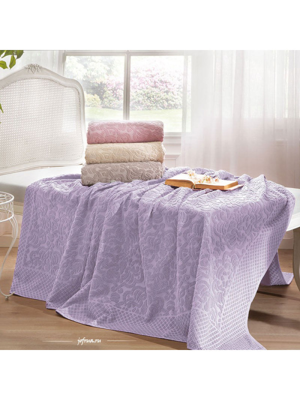 Махровая простынь Tivolyo Home Elips lila 160x220