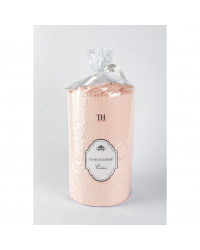 Простынь Tivolyo Home somon махровая на резинке 180x200 наволочки 2-50x70