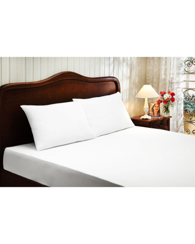 Простынь Tivolyo Home k.beyaz сатин 180x200 наволочки 2-50x70