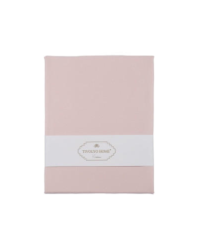 Простынь Tivolyo Home pembe сатин 240x260 наволочки 2-50x70
