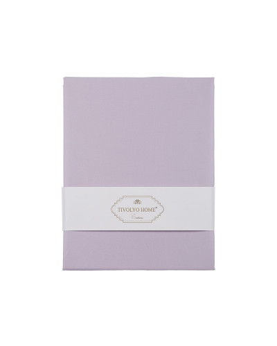 Простынь Tivolyo Home lila сатин 240x260 наволочки 2-50x70