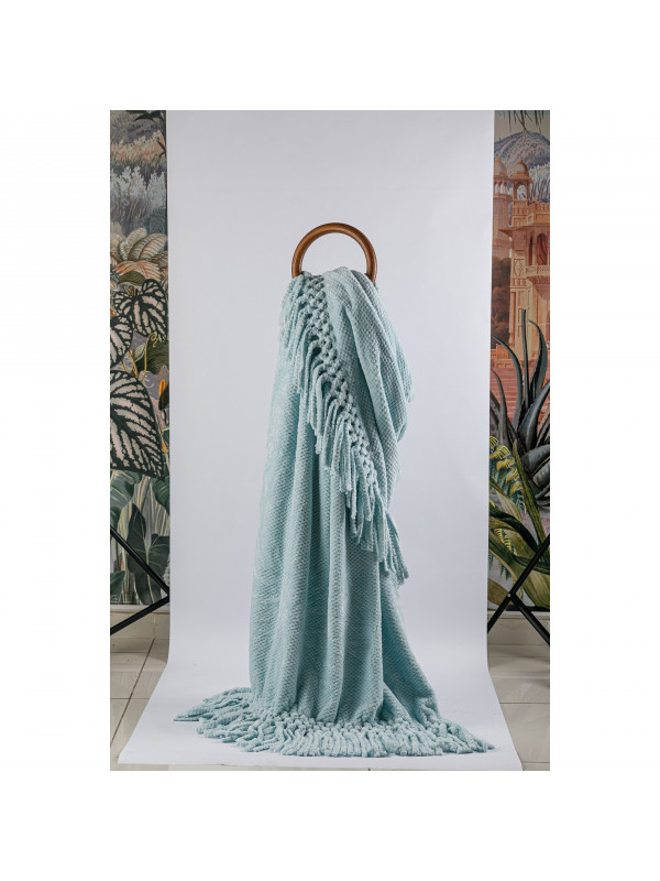 Плед Tivolyo Home Nappa favo soft su yesil флис 200x220