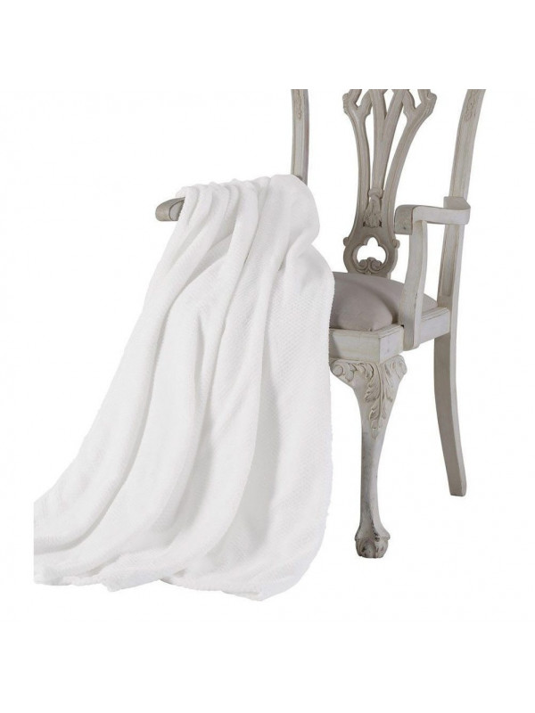 Плед Tivolyo Home Favo soft krem флис 200x220