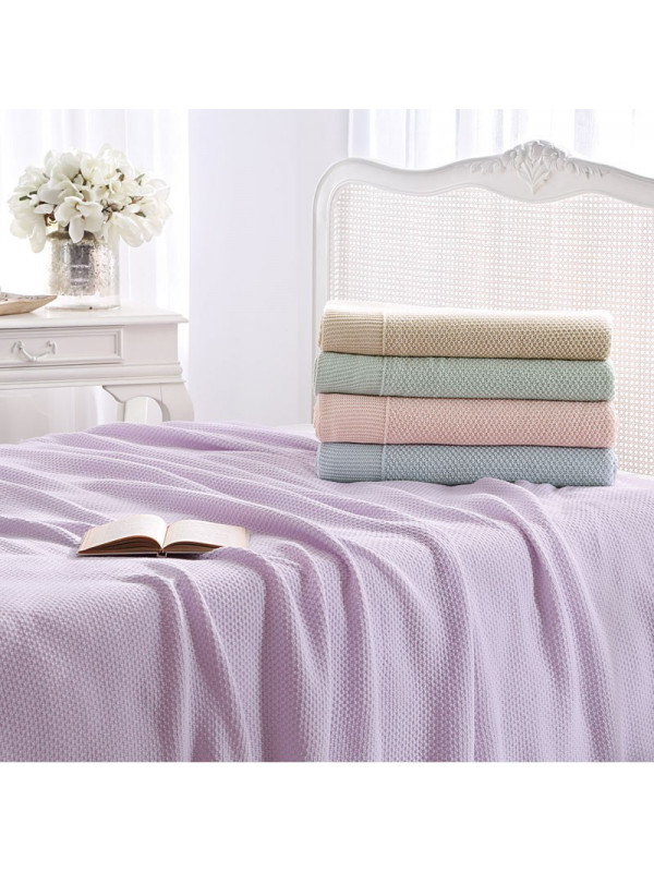 Плед Tivolyo Home Sera mavi вязаный акрил 220x240