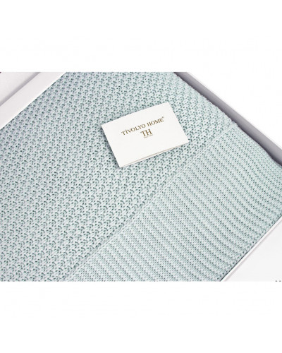 Плед Tivolyo Home Sera su yesil вязаный акрил 220x240