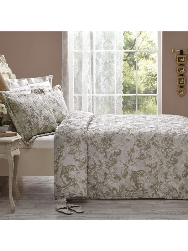 Покрывало Tivolyo Home Rokoko yesil жаккард 260x260