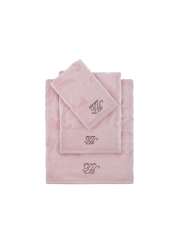 Набор полотенец Tivolyo Home Baroc pembe 30x50; 50x90; 90x150