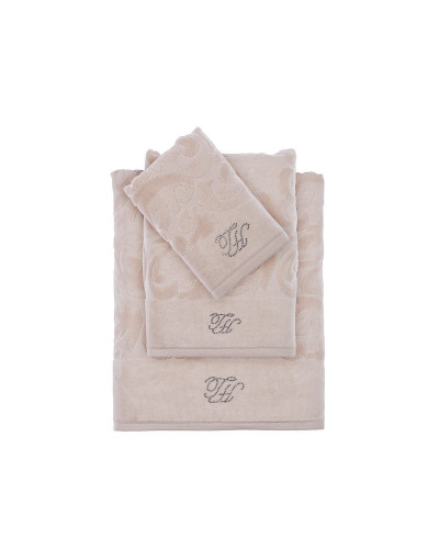 Набор полотенец Tivolyo Home Baroc bej 30x50; 50x90; 90x150