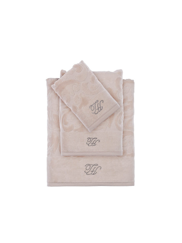 Набор полотенец Tivolyo Home Baroc bej 30x50; 50x90; 90x150