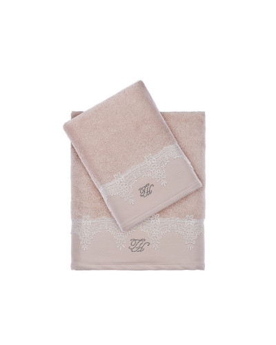 Набор полотенец Tivolyo Home Juliete bej 50x100; 75x150