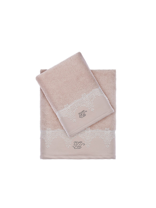 Набор полотенец Tivolyo Home Juliete bej 50x100; 75x150