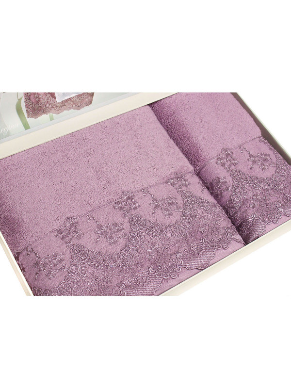 Набор полотенец Tivolyo Home Regina murdum 50x100; 75x150