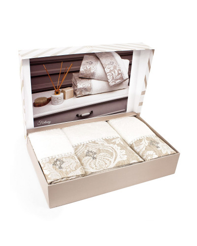 Набор полотенец Tivolyo Home Fortuny 30x50; 50x100; 75x150