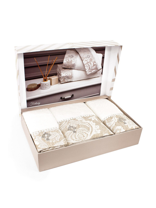 Набор полотенец Tivolyo Home Fortuny 30x50; 50x100; 75x150