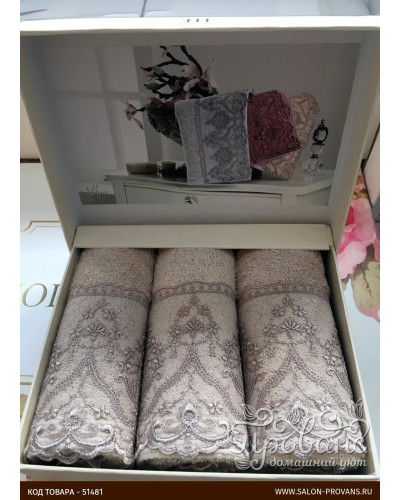 Кухонные полотенца Tivolyo Home Lina bej 3-30x50