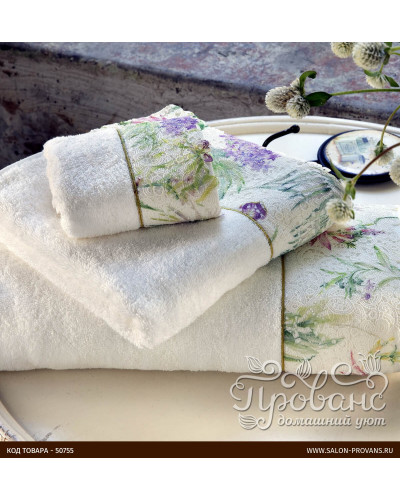 Кухонные полотенца Tivolyo Home  NORA , 3 предмета, махра (100 хлопок) Цвета: кремовый