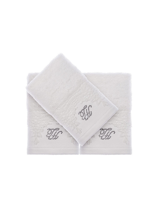 Кухонные полотенца Tivolyo Home Juliet k.beyaz 3-30x50