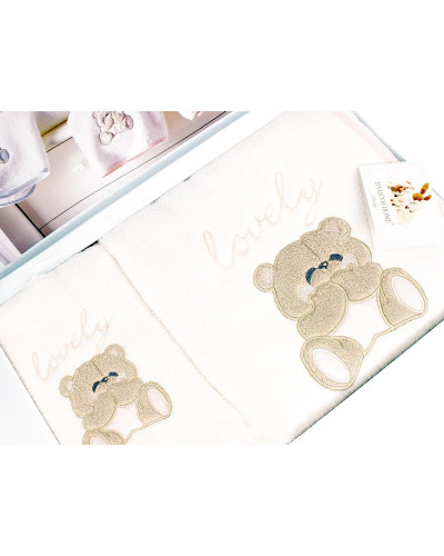 Детский набор полотенец Tivolyo Home Lovely pembe 50x90; 70x130