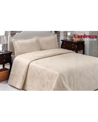 Покрывало issihome жаккард krem Цвета: крем