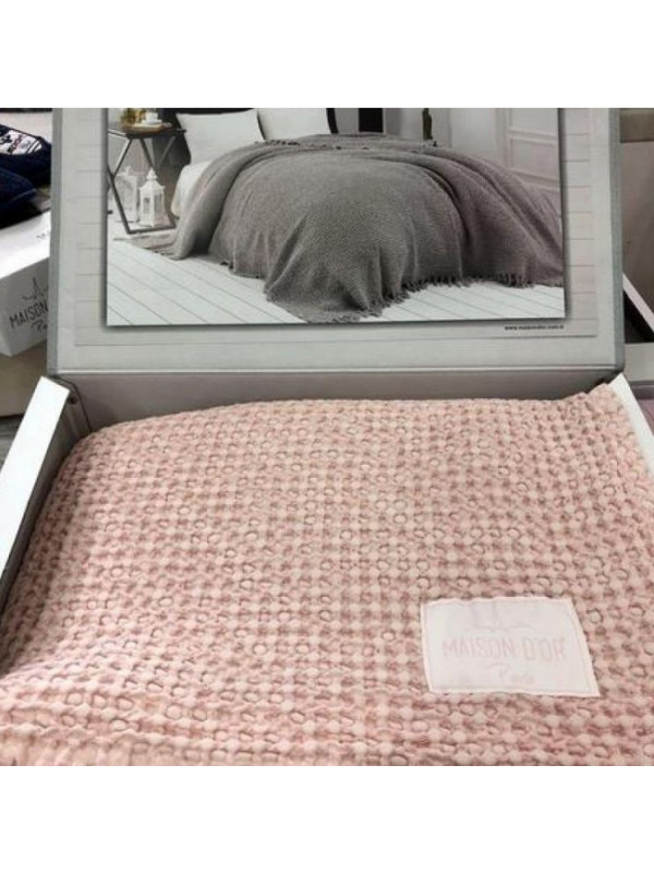 Покрывало Maison D'or Emeline pudra хлопок 240x260