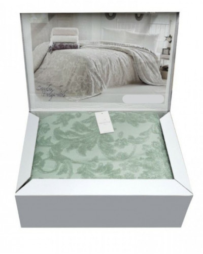 Махровая простынь Maison D'or Sanda sage 220x240