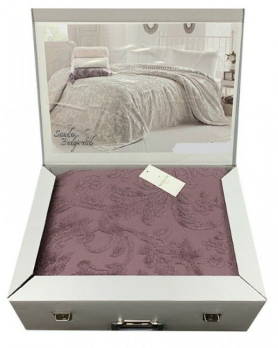 Махровая простынь Maison D'or Sanda lilac 220x240