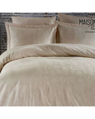 Постельное белье Maison D'or Mirabella bej жаккард сатин евро