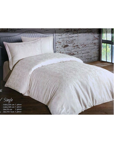 Постельное белье Maison D'or Mirabella cream жаккард сатин евро