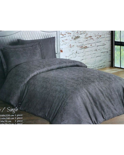 Постельное белье Maison D'or жаккард сатин (100 %хлопок) полуторный Mirabella antrasit Цвета: темно серый