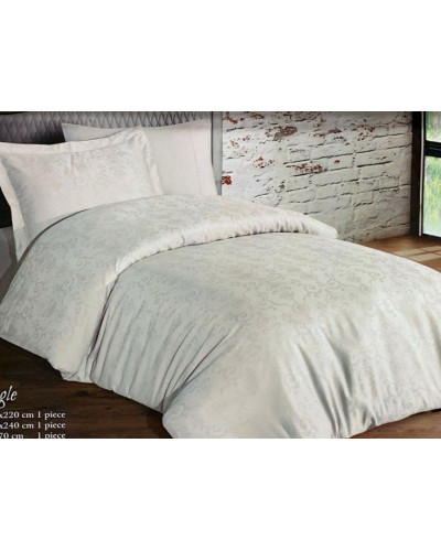 Постельное белье Maison D'or Mirabella stone жаккард сатин полуторное