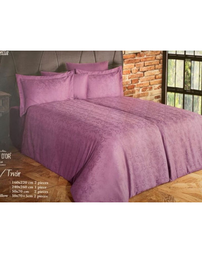 Постельное белье Maison D'or Mirabella lilac жаккард сатин семейное