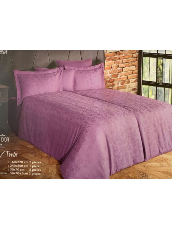 Постельное белье Maison D'or Mirabella lilac жаккард сатин семейное