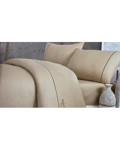 Постельное белье Maison D'or Spring beige ранфорс евро